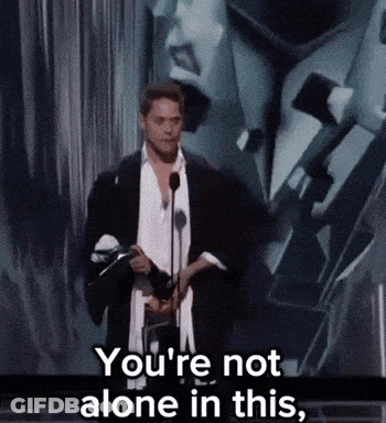 Man Giving Speech You're Not Alone In This GIF
