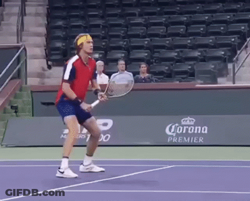 Man Giving Tennis Ball To Another Man Piotr Szczerek Quote GIF