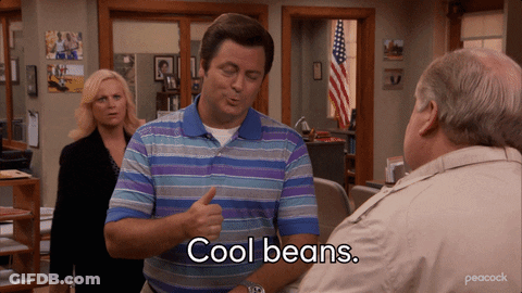 Man Giving Thumbs Up Cool Beans GIF