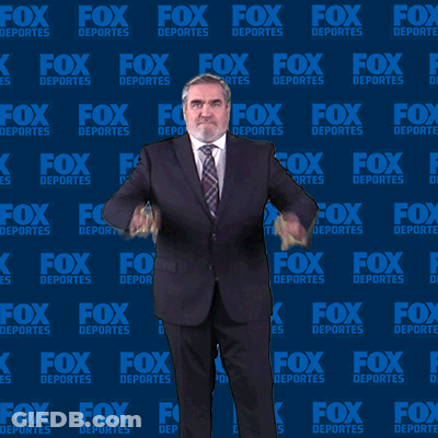 Man Giving Thumbs Up In Front Of Fox Deportes GIF