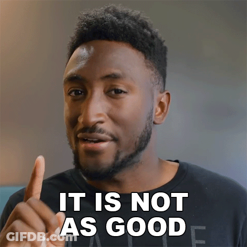 Man Giving Thumbs Up It Is Not As Good GIF