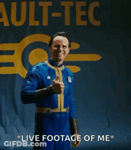 Man Giving Thumbs Up Live Footage Of Me GIF