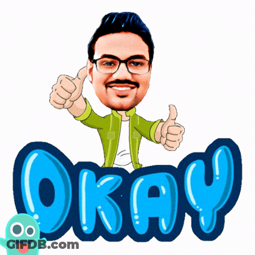 Man Giving Thumbs Up Saying Okay GIF