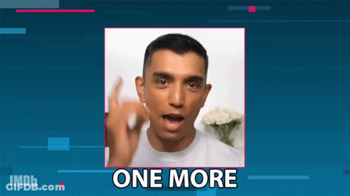 Man Giving Thumbs Up Saying One More GIF