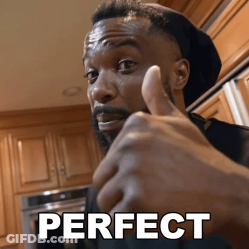 Man Giving Thumbs Up Saying Perfect GIF
