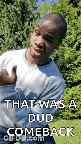Man Giving Thumbs Up That Was A Dud Comeback GIF