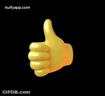 Man Giving Thumbs Up While Wearing Glasses GIF
