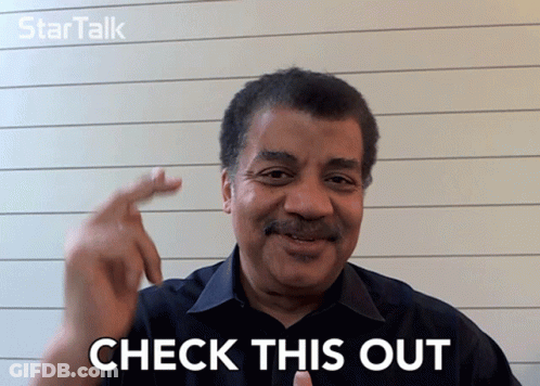 Man Giving Thumbs Up With Check This Out GIF