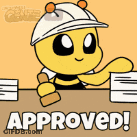 Man Giving Thumbs Up With Lexy Approved GIF
