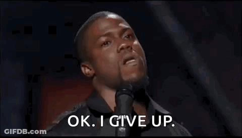 Man Giving Up Speech GIF