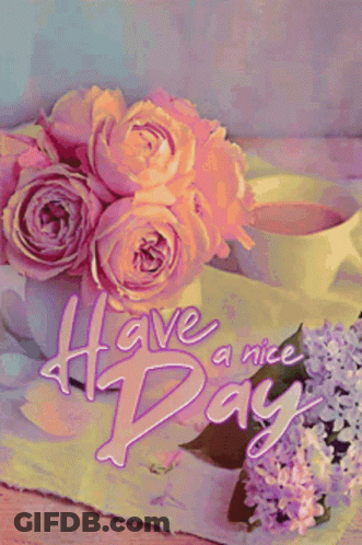 Man Giving Woman Flowers Ismailbhai Many Many Happy Returns GIF