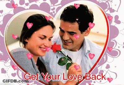 Man Giving Woman Rose Saying Get Your Love Back GIF