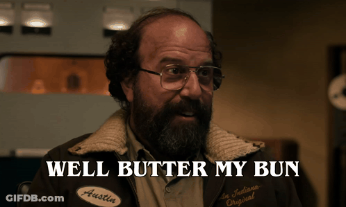 Man Glasses Beard Well Butter My Bun GIF