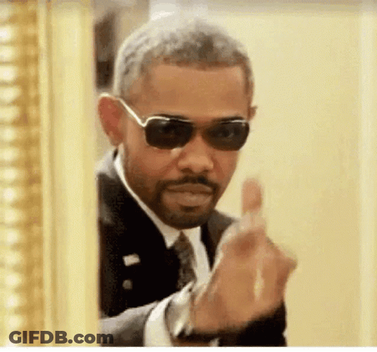 Man Glasses Finger Gun Gotcha GIF