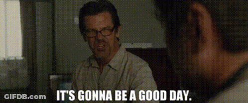 Man Glasses Saying It's Gonna Be Good Day GIF