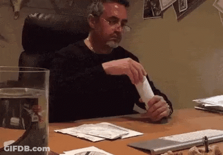 Man Glitter Bomb Sparkle And Surprise GIF