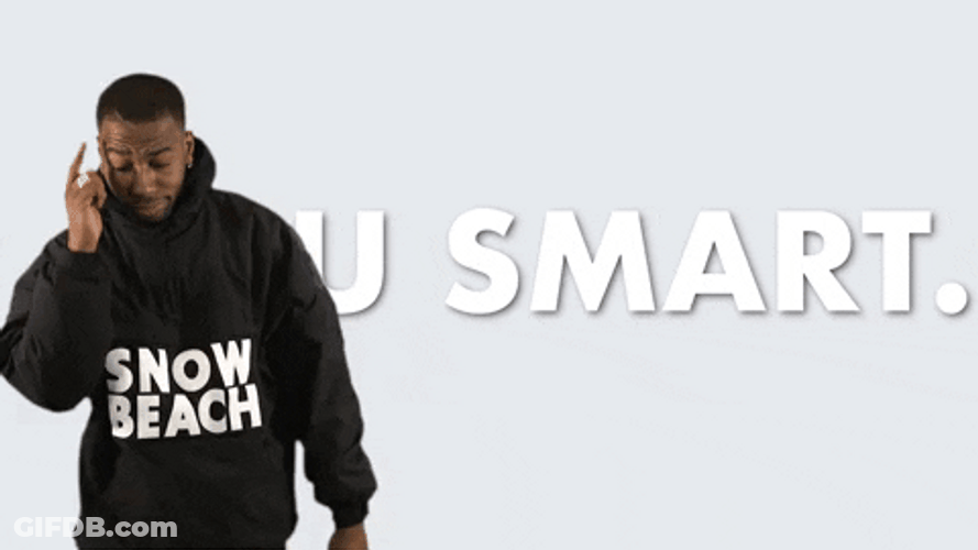 Man Good Thinking Insight You Smart GIF