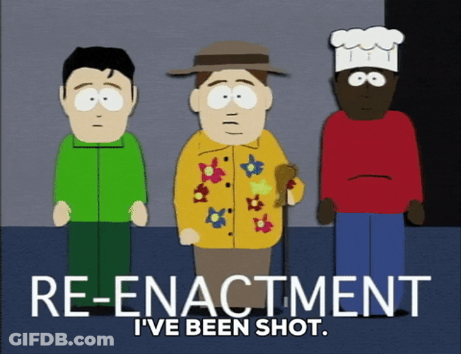 Man Got Shot Get Help GIF