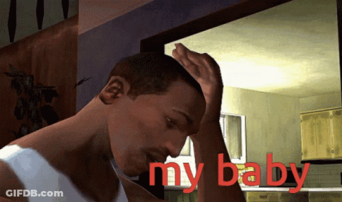 Man Hand On Forehead My Baby GIF