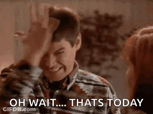 Man Hand To Head Talking To Woman GIF
