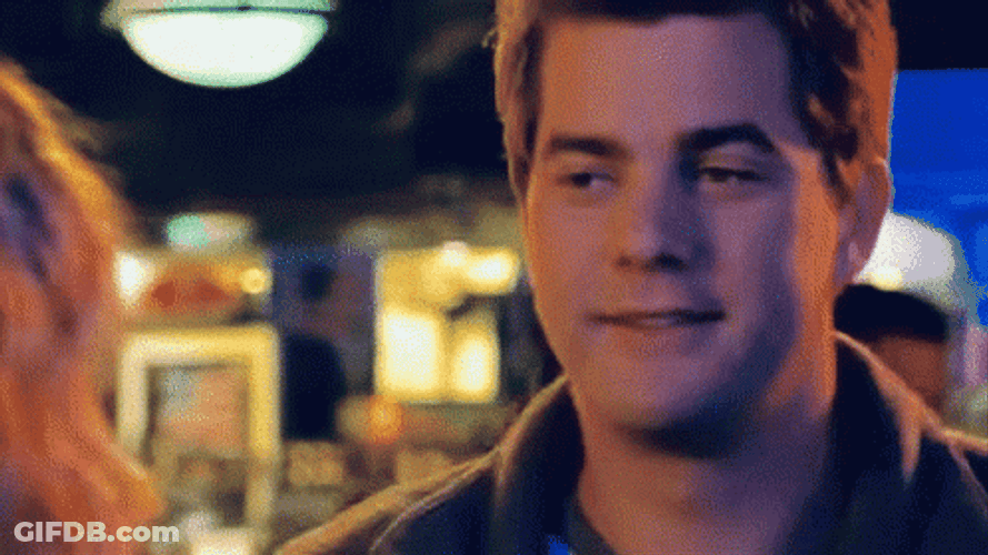 Man Happy Conversation Eye Roll Meme GIF