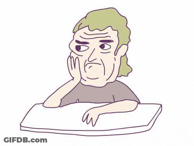 Man Having Headache Animation GIF