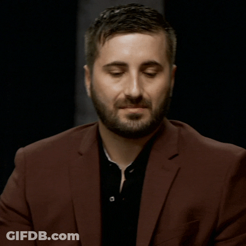 Man Head Down Hint Of Sadness GIF