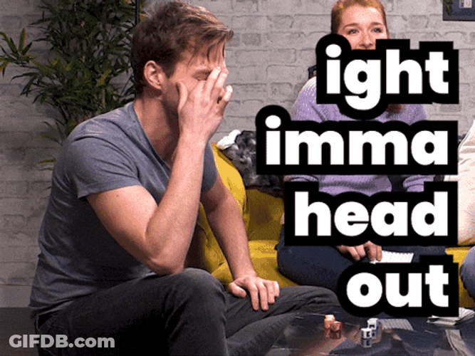 Man Head Out GIF