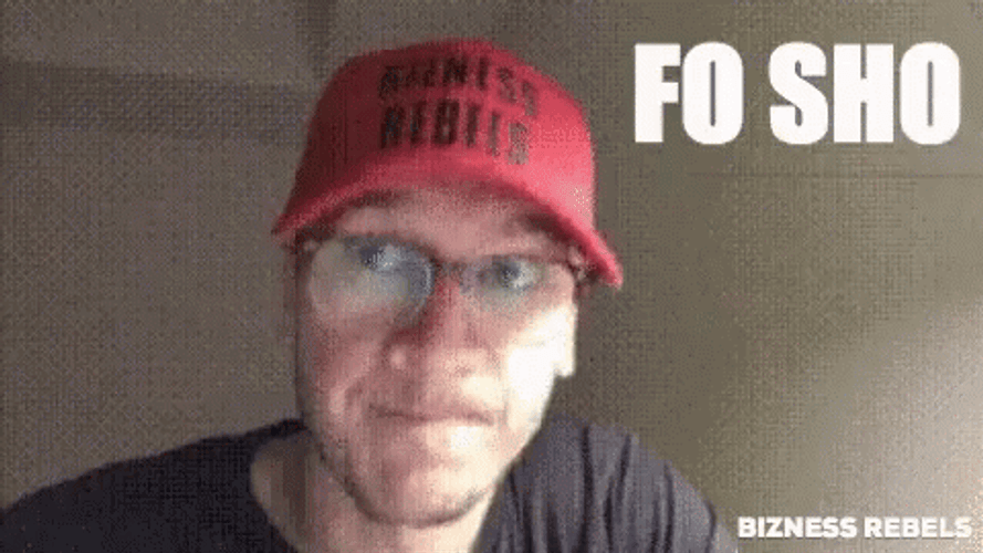 Man Head Shake Fo Sho GIF