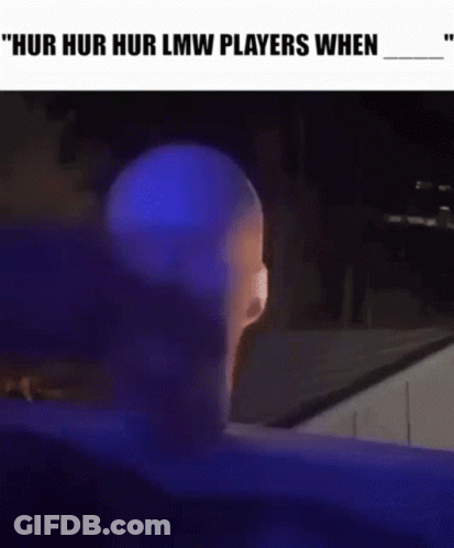 Man Head With Blue Light GIF