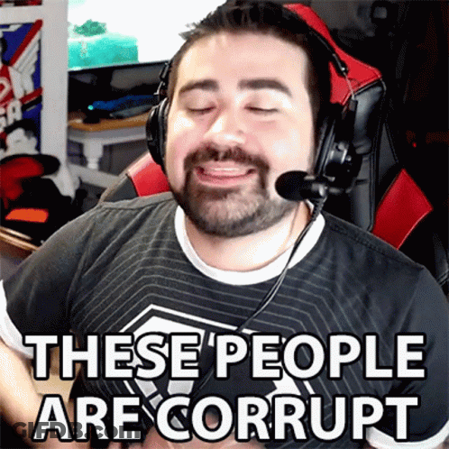 Man Headphones Microphone These People Are Corrupt GIF