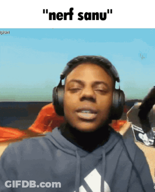 Man Headphones Nerf Sanu GIF