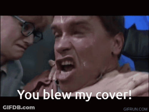 Man Held By Another Man You Blew My Cover GIF