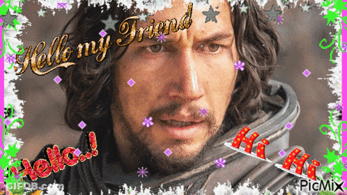 Man Hello My Friend GIF