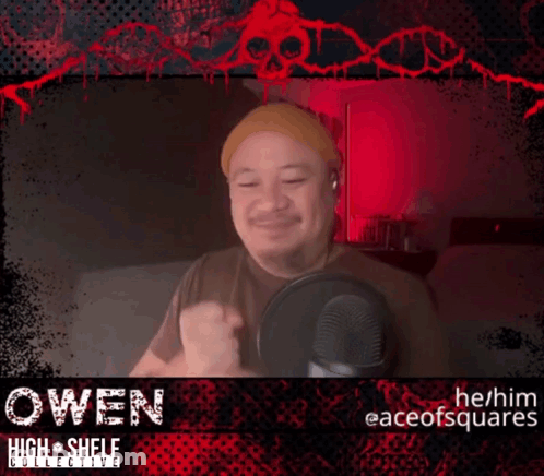 Man High Fiving Owen Microphone GIF