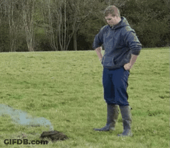 Man Hit Firecracker GIF