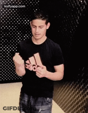 Man Holding 100 Bills GIF