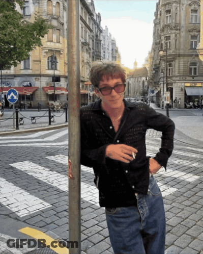 Man Holding Another Man's Hand Saying You Will Be Tempted To Comfort Them GIF