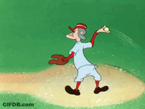 Man Holding Baseball Bat Cup GIF
