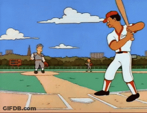 Man Holding Bat In Chicago Jersey GIF