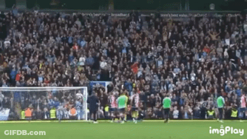 Man Holding Beer And Coventry City Sign GIF