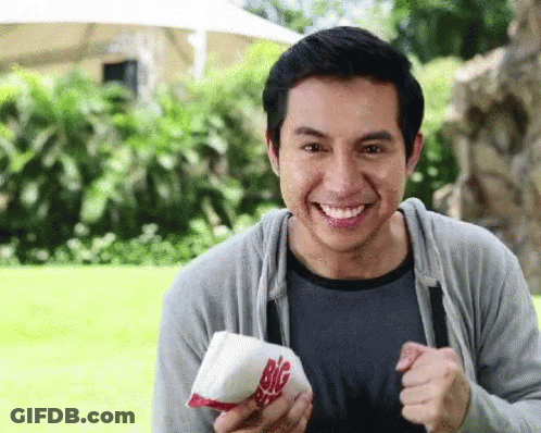 Man Holding Big Mac GIF