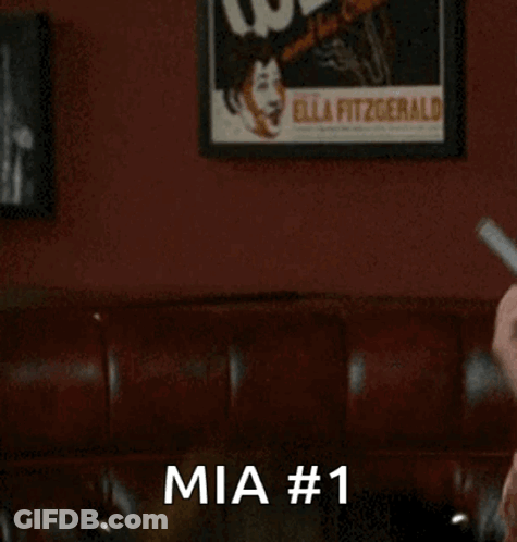 Man Holding Binder Says Mia #1 GIF