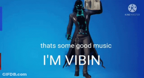Man Holding Boombox Saying Thats Some Good Music I'm Vibin GIF