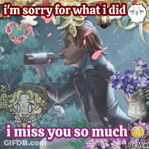 Man Holding Bottle Saying I'm Sorry For What I Did GIF
