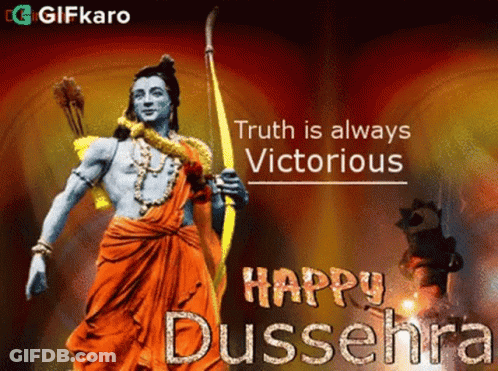 Man Holding Bow And Arrow Truth Is Always Victorious GIF