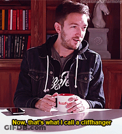 Man Holding Buzzfeed Coffee Mug GIF
