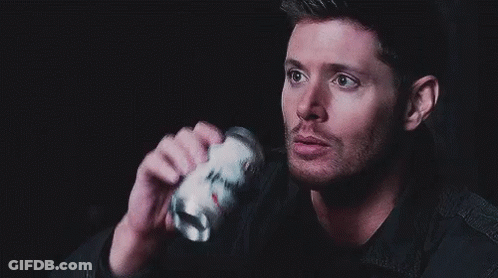 Man Holding Can Of Beer GIF