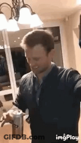Man Holding Can Of Soda GIF