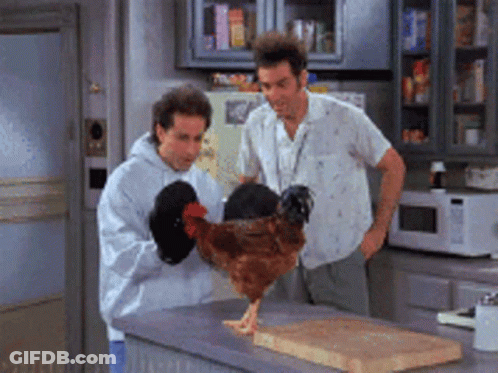Man Holding Chicken Fidel Cashflow GIF